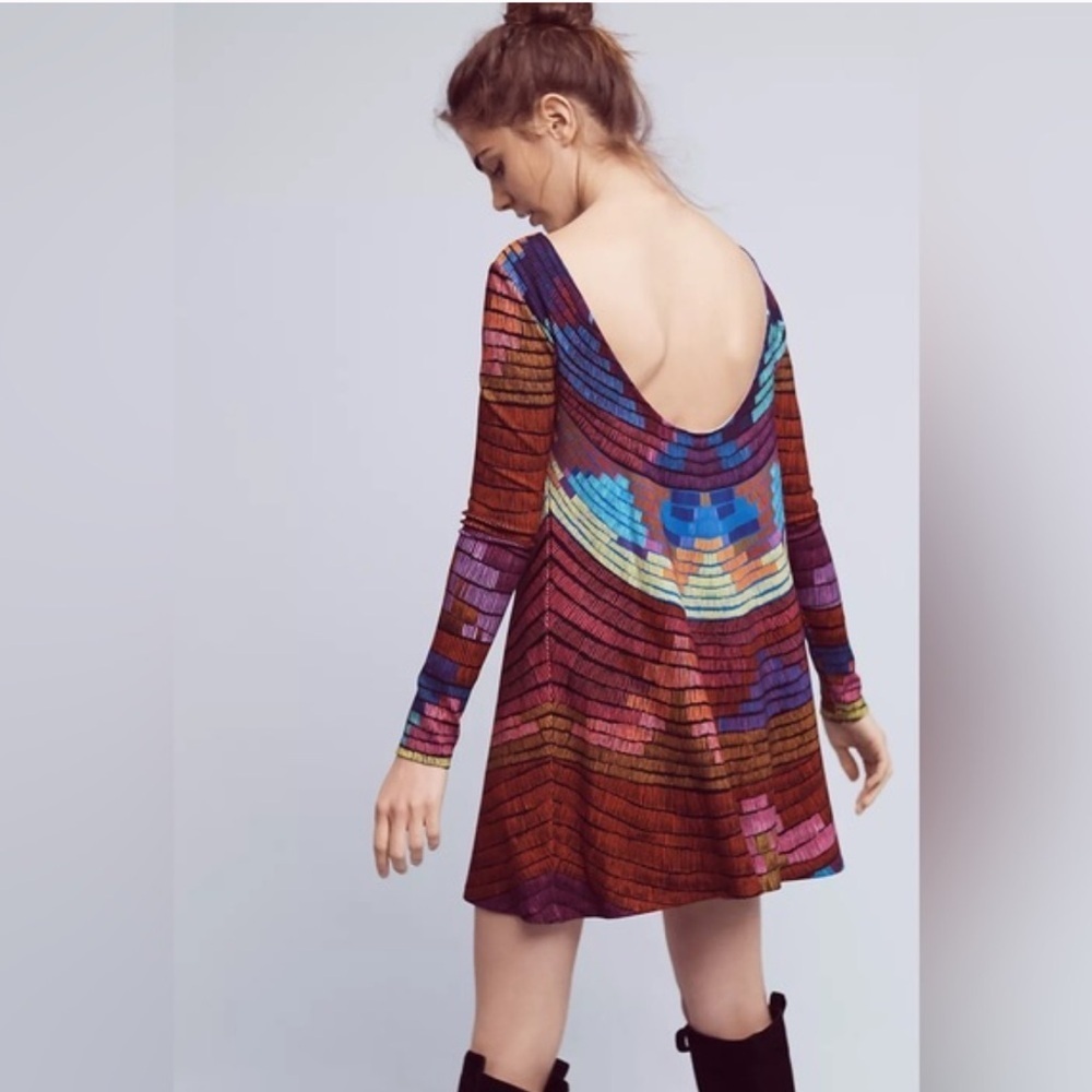 Women’s MARA HOFFMAN ANTHROPOLOGIE Radial Taissa swing dress- Size medium - Picture 3 of 8